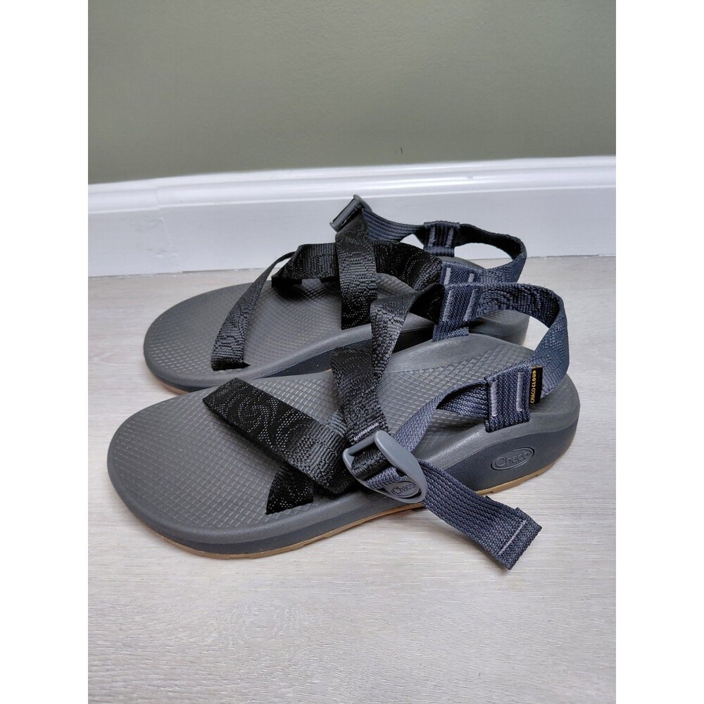 Chaco Z Cloud Mens Sport Sandals Solid Black Men Size 10 Hiking Sandals